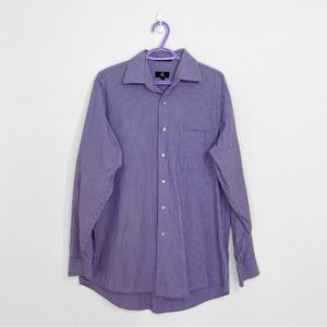 Calvin Klein | Purple Pinstriped Shirt
